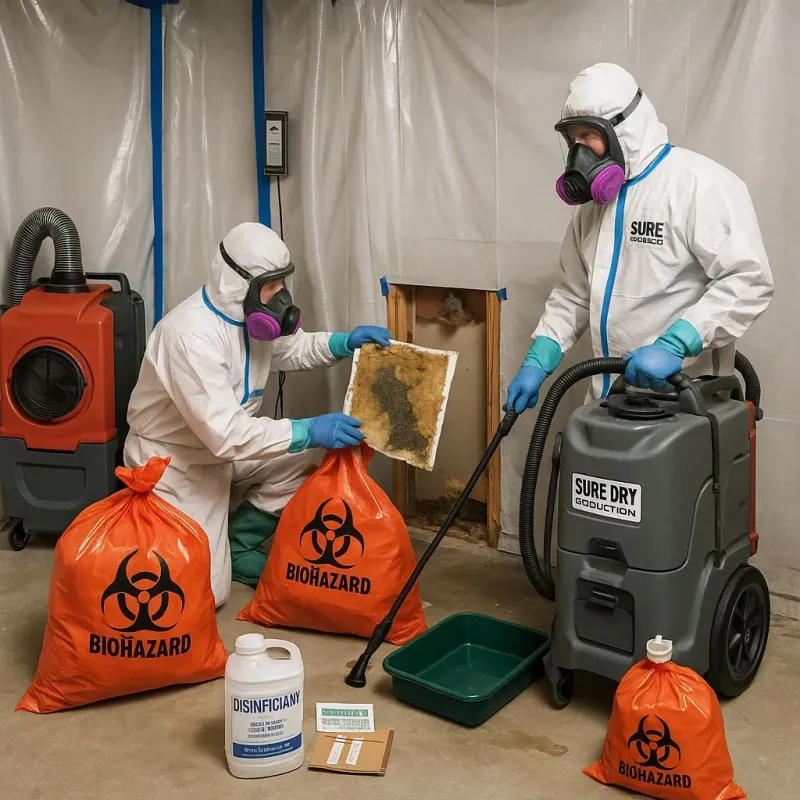 Contaminated Water Handling Protocols process in Cedar County, IA